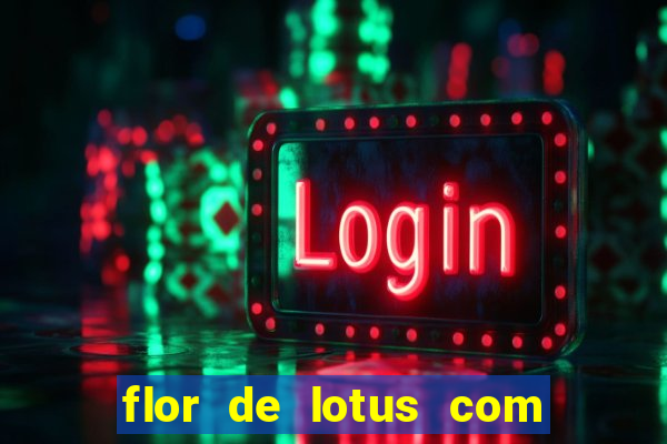 flor de lotus com lua tatuagem